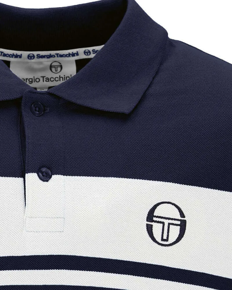 Sergio Tacchini YOUNG LINE Polo Maritime Blue-White