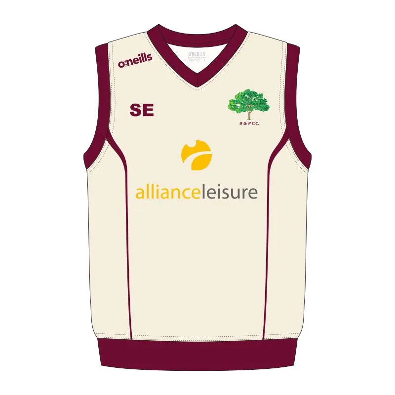 Shapwick and Polden Cricket Club Kids' Sleeveless Slipover