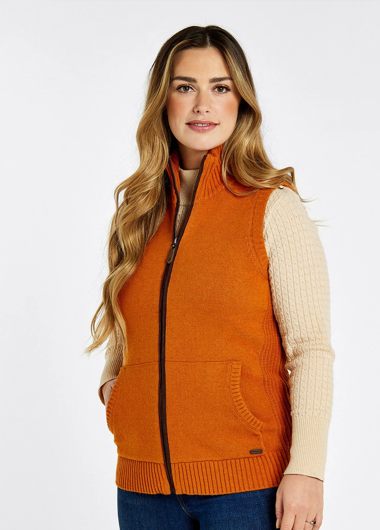 Sheedy Knit Bodywarmer - Cayenne - Size EU38