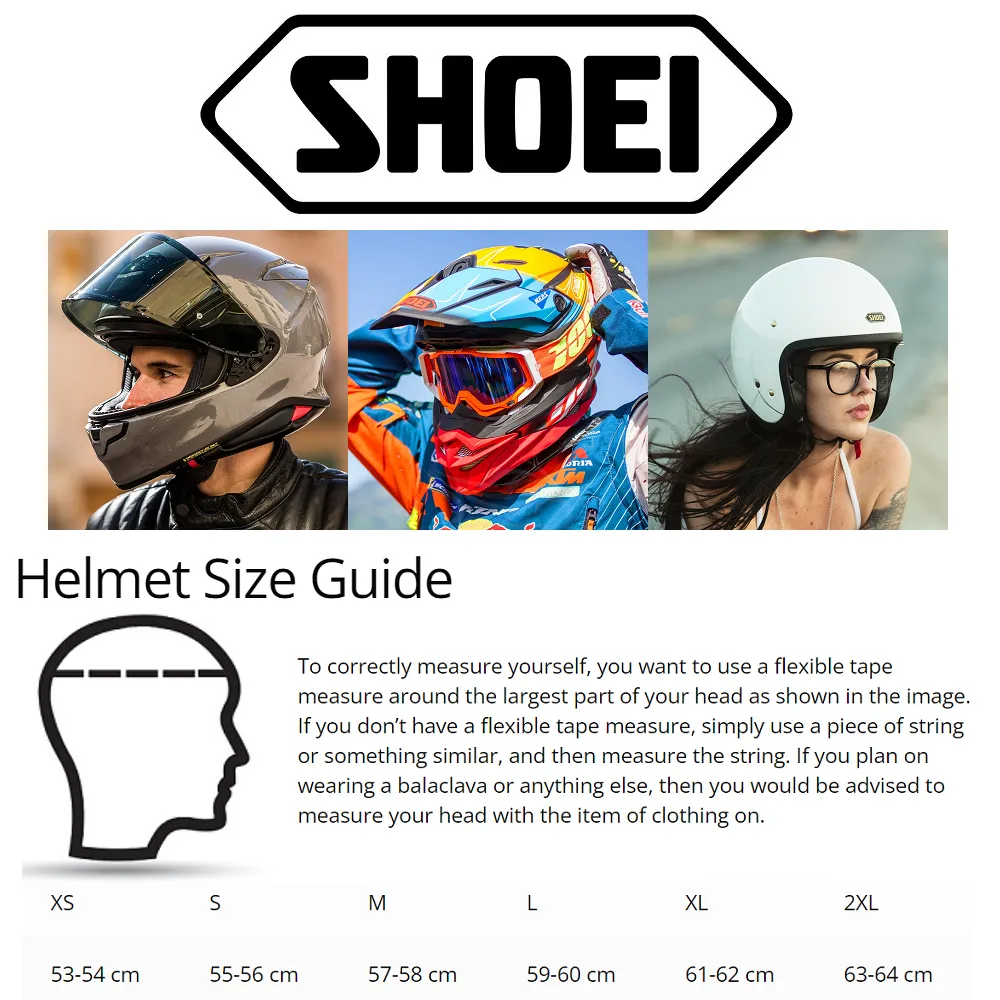 Shoei Ex-Zero Plain Helmet - Off White