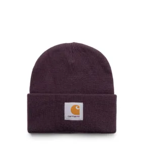 SHORT WATCH HAT DARK PLUM | Bodega