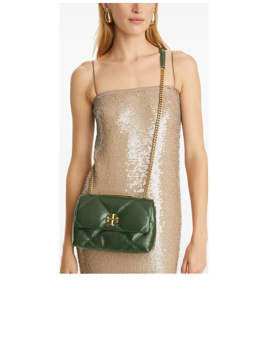Shoulder Bag With Diamond Quilting