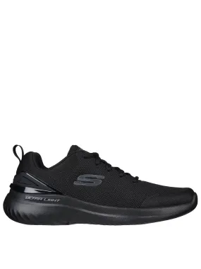 Skechers Bounder 2.0 Lace Up Trainers - Black