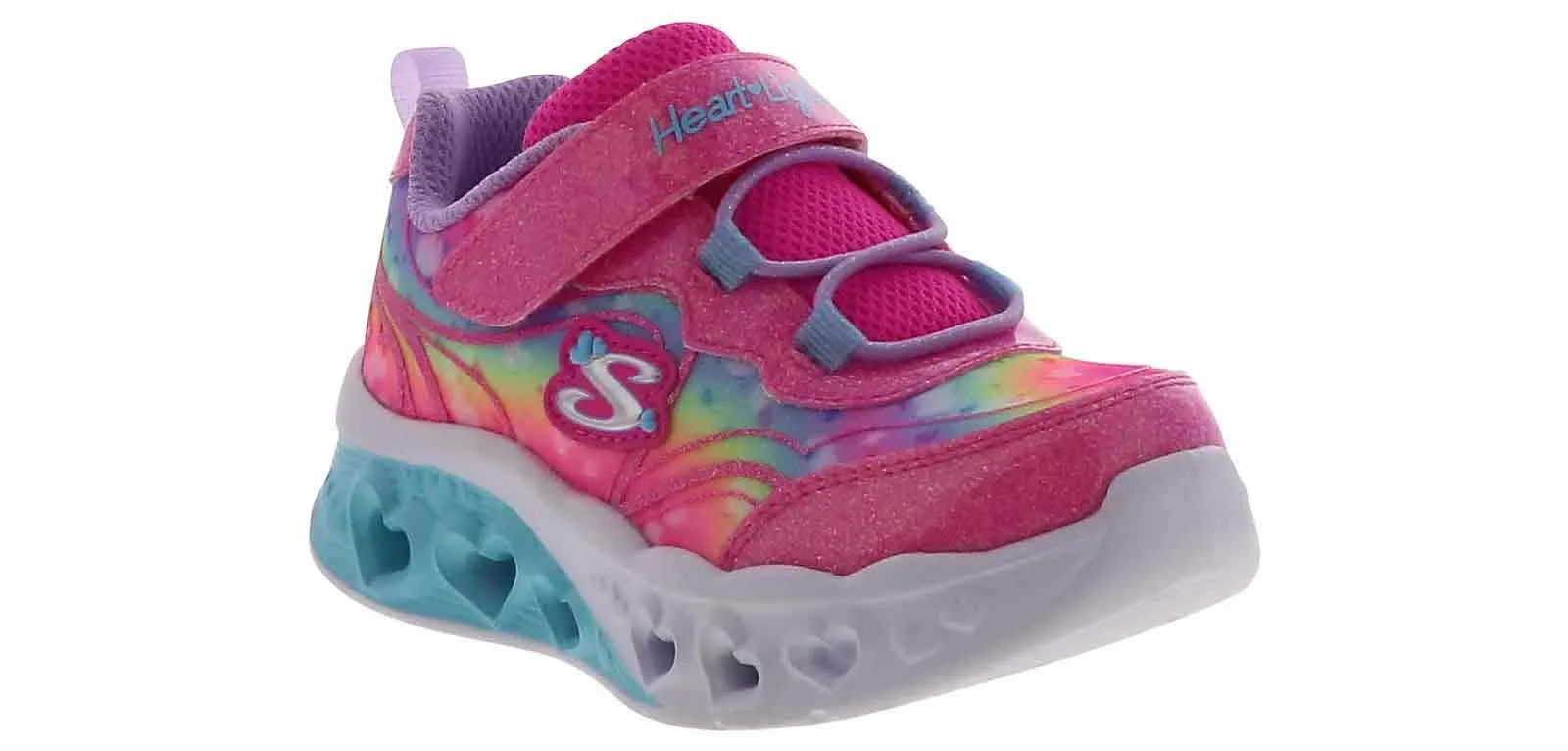 Skechers Flutter Heart Lights Toddler Girls’ (5-10) Running Shoe