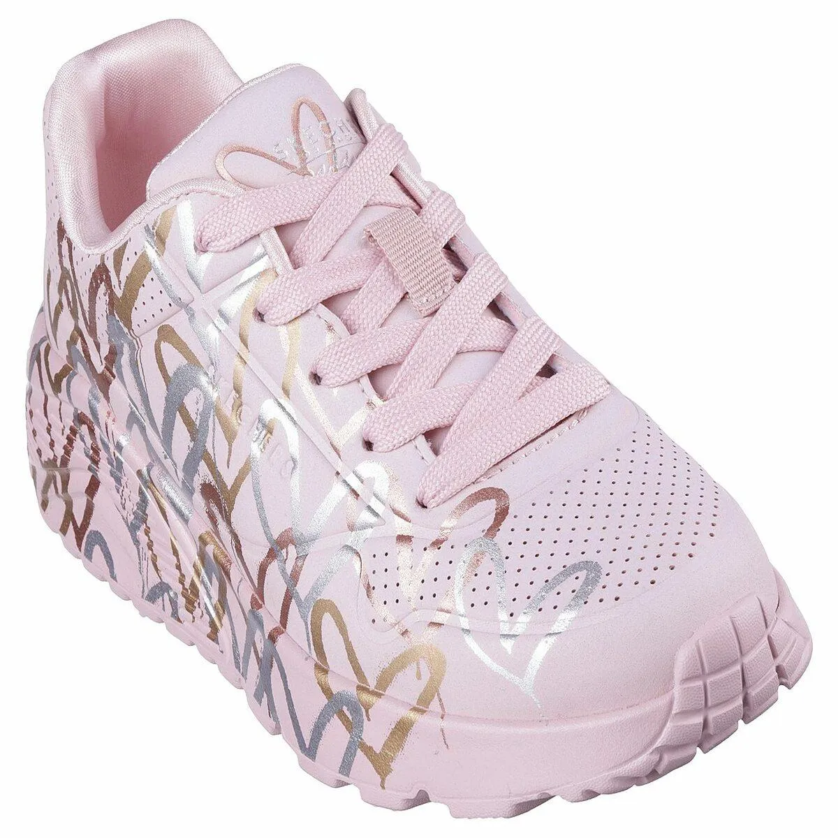 Skechers Kids Unisex Peach Sports Sneakers