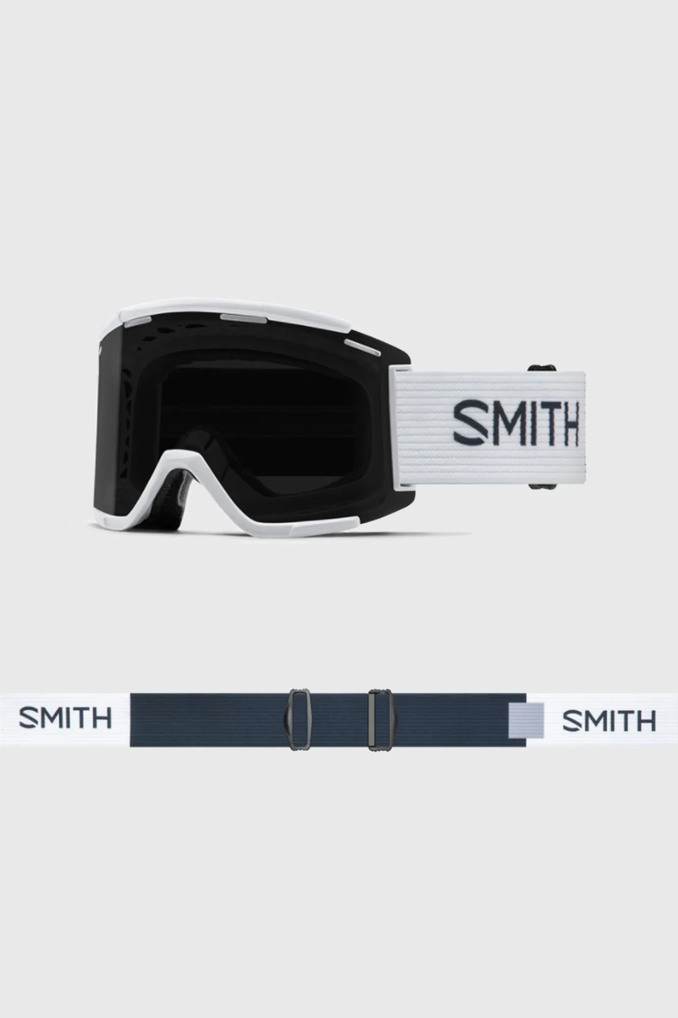 Smith Squad XL MTB Goggles - White - Chromapop Sun Black