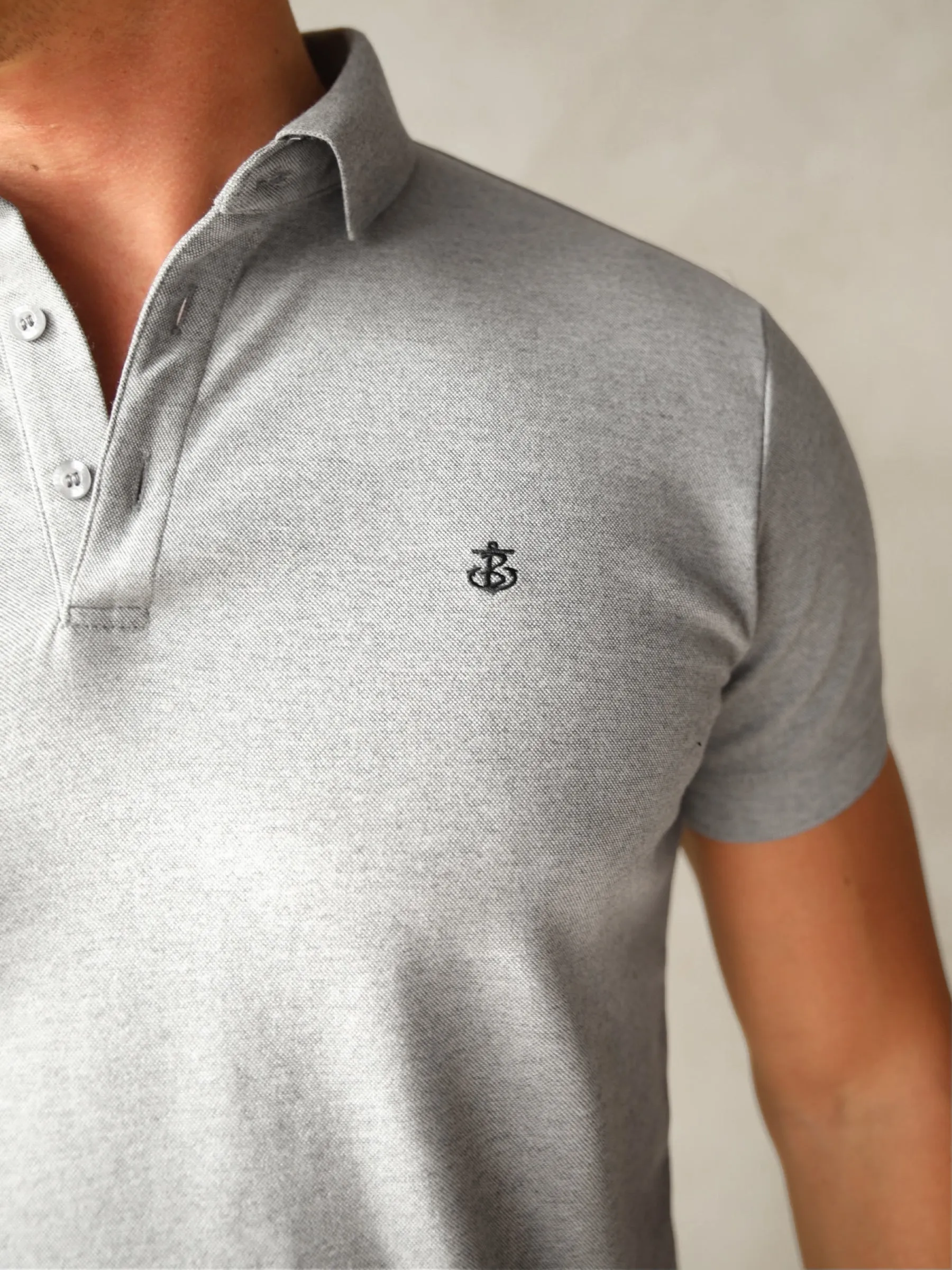 Sorrento Polo Shirt - Marl Grey