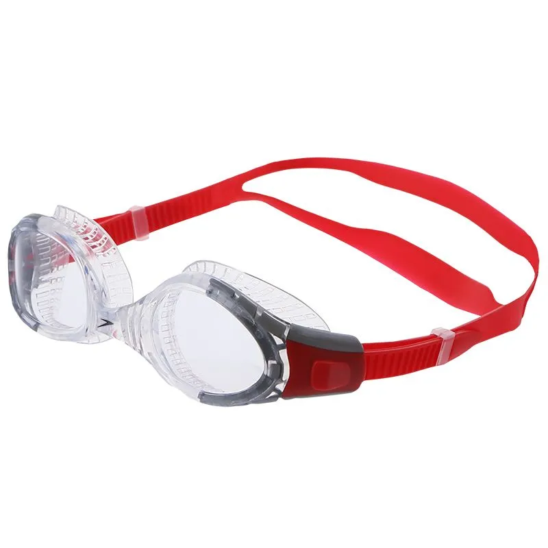 Speedo Senior Futura Biofuse Flexiseal Goggles Clear / Red