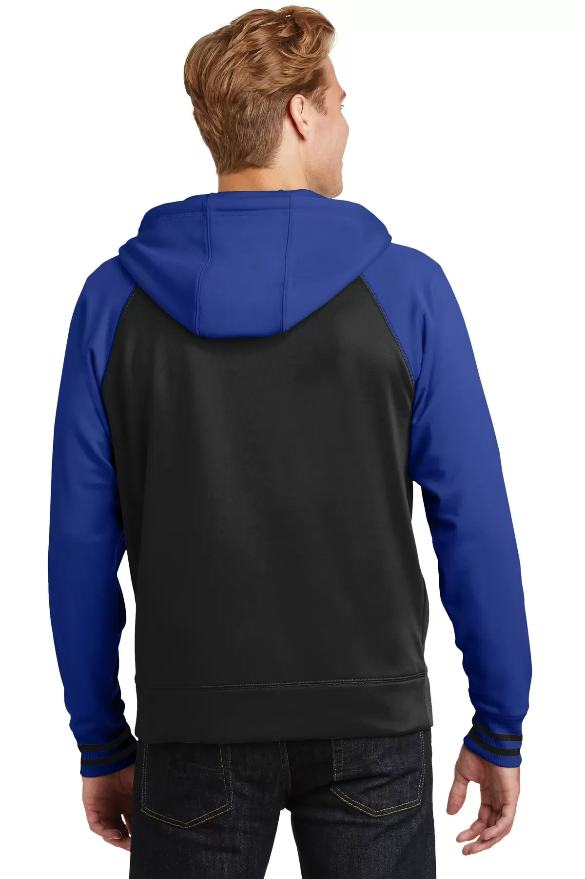 Sport Tek ST236 Sport-Tek Sport-Wick Varsity Fleece Full-Zip Hooded Jacket SKU: ST236