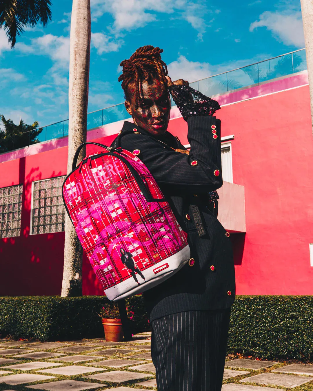 Sprayground Containers Backpack Red