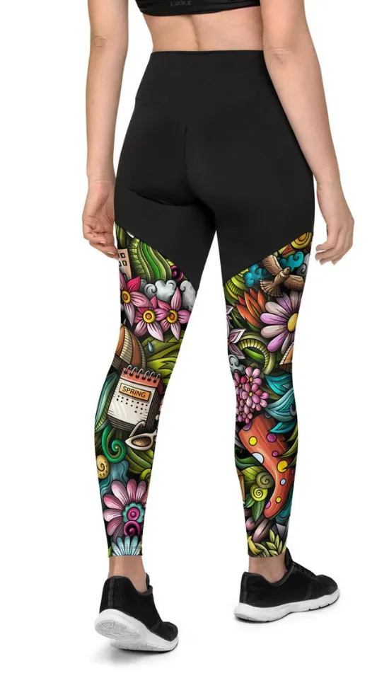 Springtime Compression Leggings