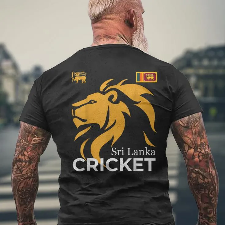 Sri Lanka Cricket Perfect For Lankan Cricket Fans Men's T-shirt Back Print