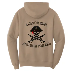 St. Pete Beach, FL All For Rum and Rum For All Cotton Hoodie