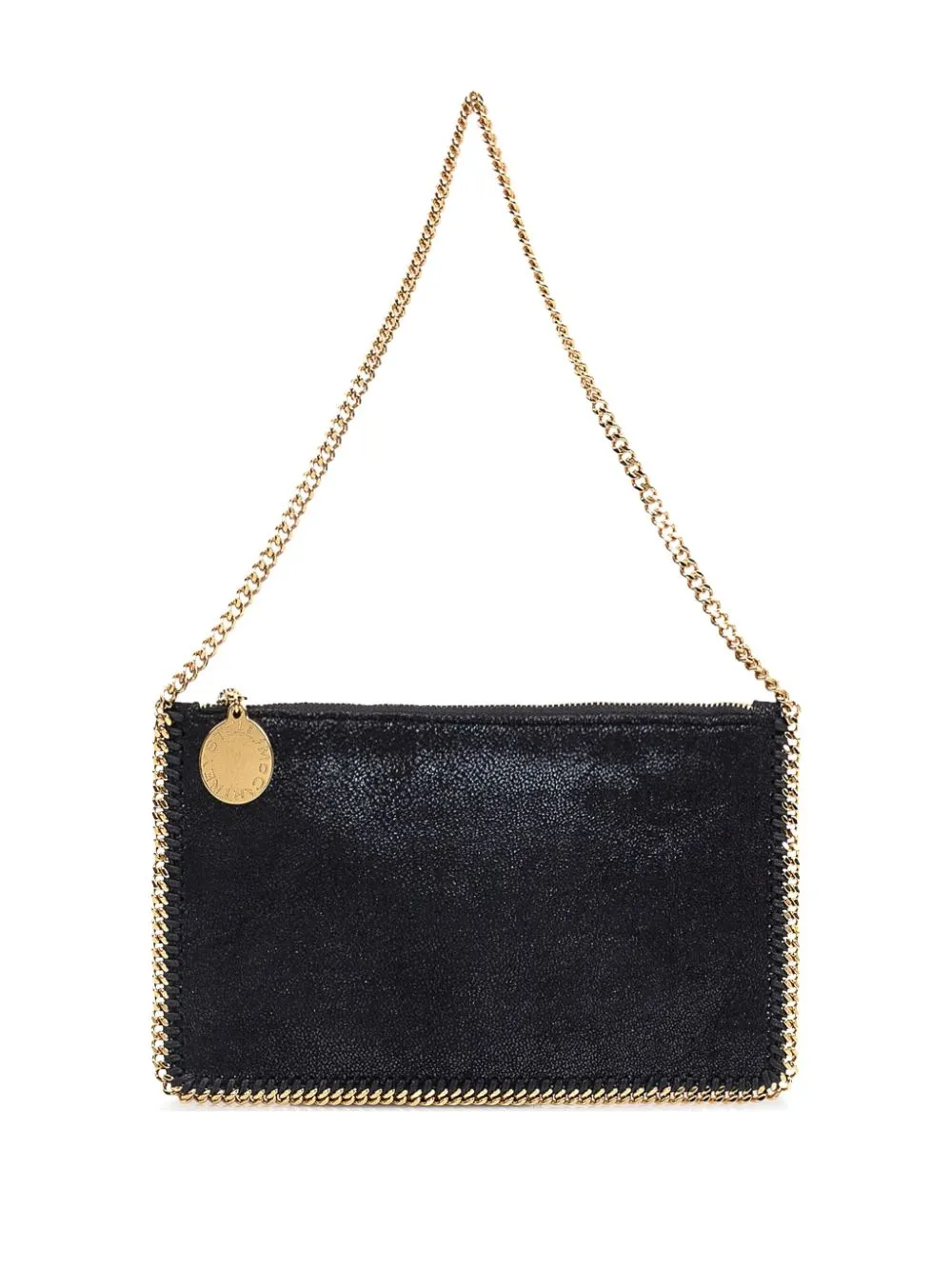 Stella Mccartney Accessoir Eco Shaggy Deer Clutch W/Gold Color Chain