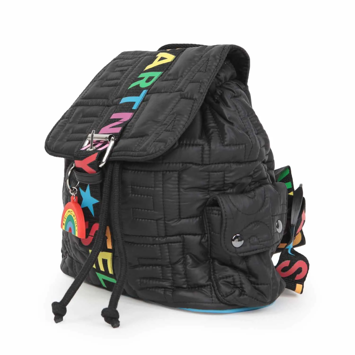 Stella Mccartney Logo Black Backpack For Girl