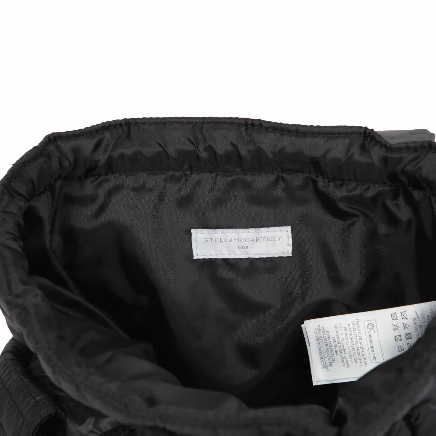Stella Mccartney Logo Black Backpack For Girl