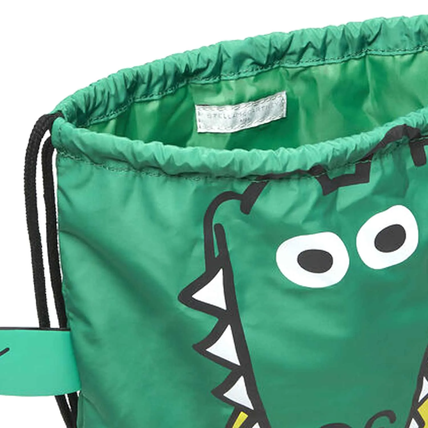 Stella Mccartney Unisex Green Crocodile Backpack For Kids