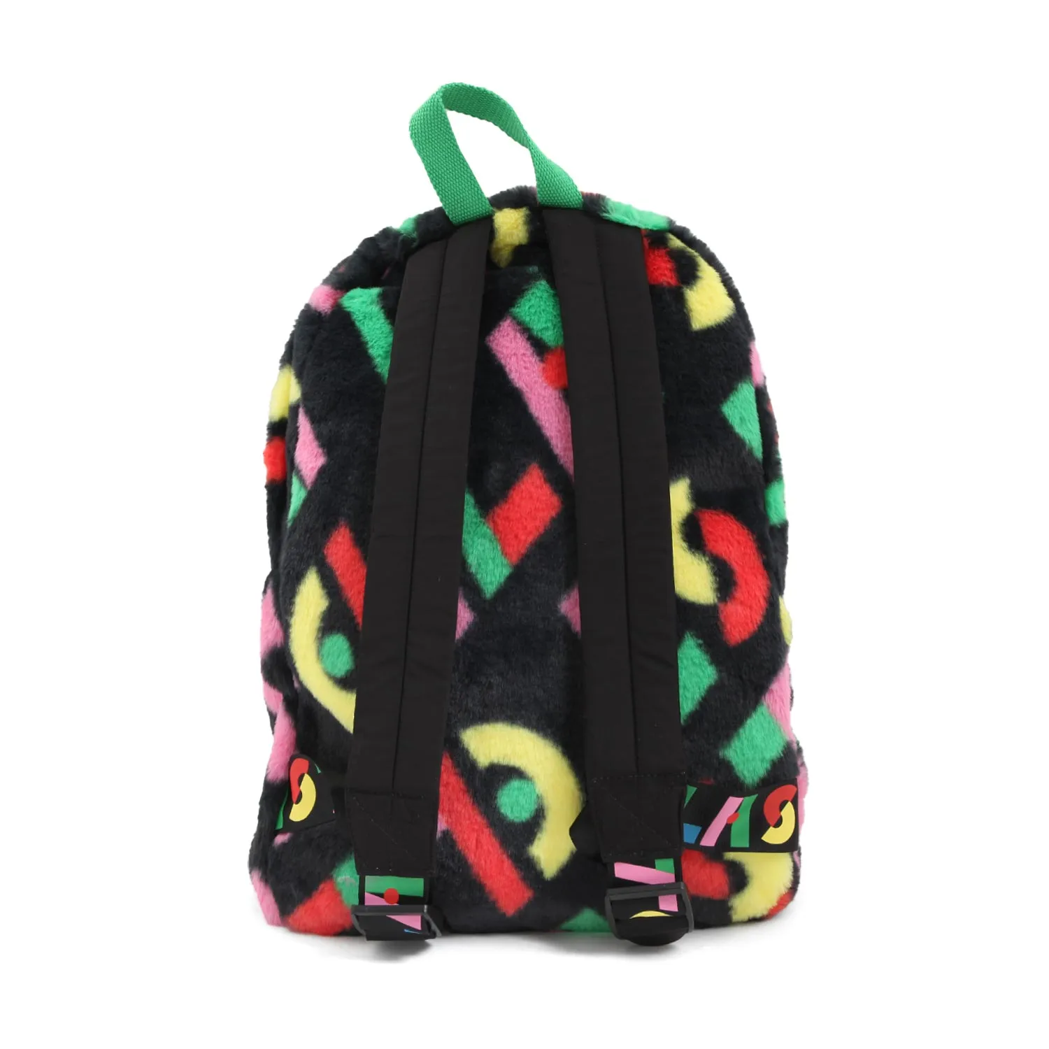 Stella Mccartney Unisex Multicolor Backpack In Faux Fur
