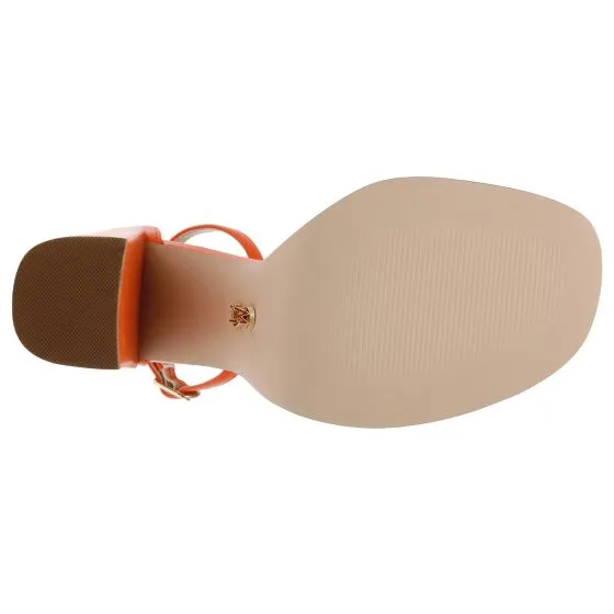 Steve Madden Dream-On Orange Soft PU Sandals