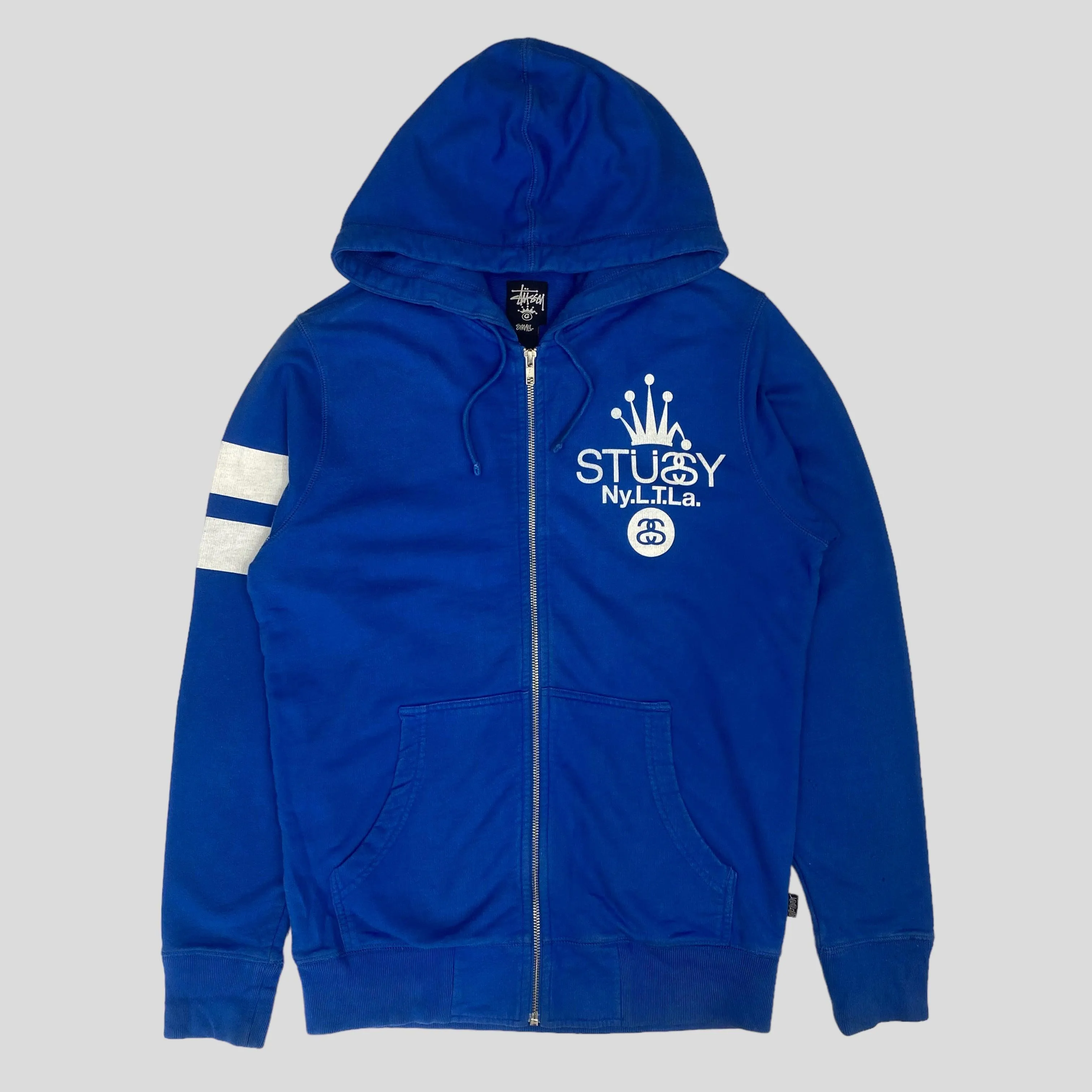 Stussy 00’s NYLTA Graphic Zip-up Hoodie - S/M