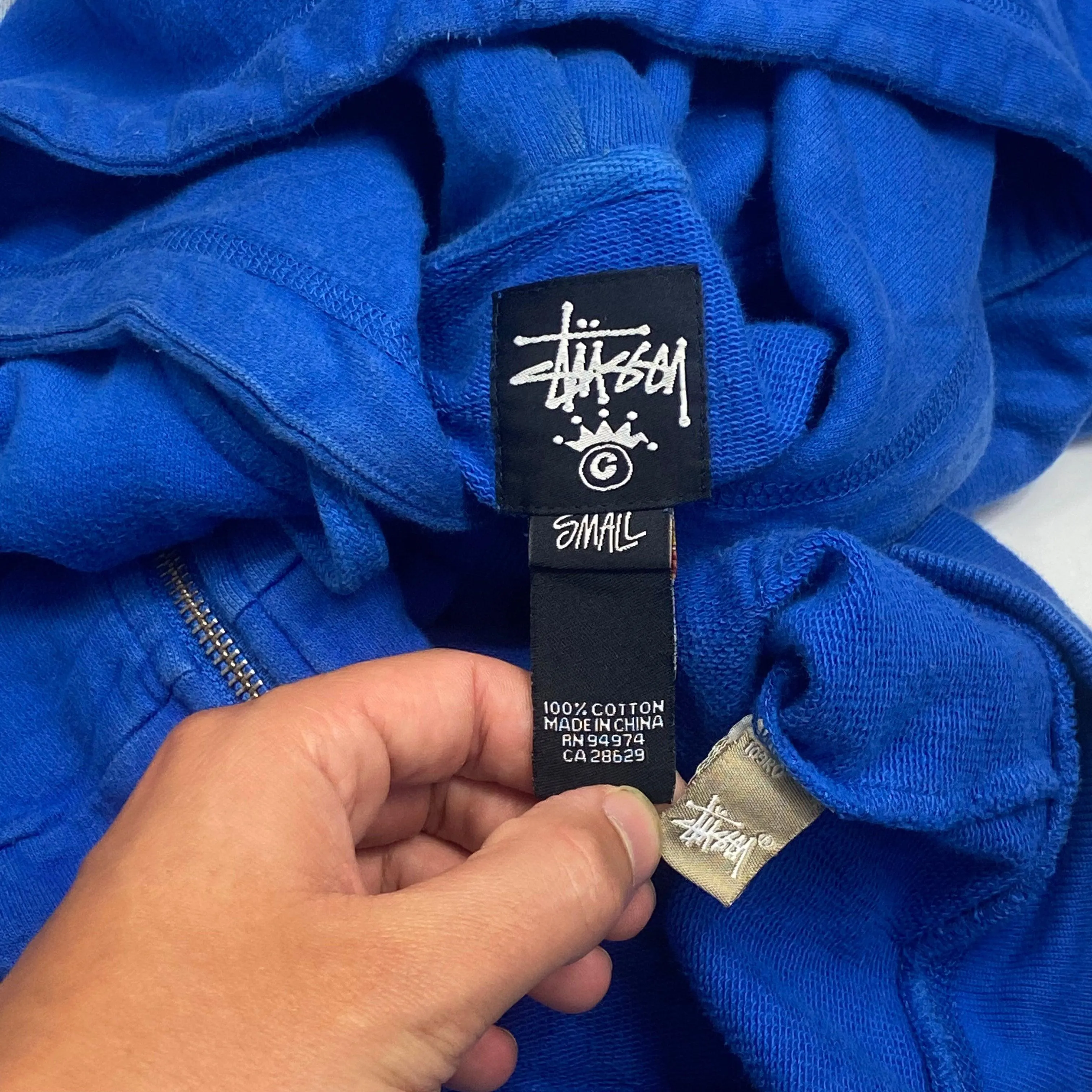 Stussy 00’s NYLTA Graphic Zip-up Hoodie - S/M