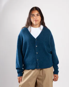 Stüssy Brushed Cardigan Blue
