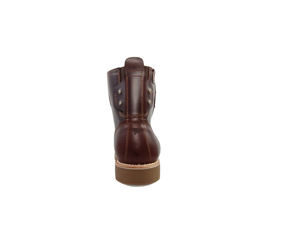 SuperLamb Mens IBEX Work Boot Composite Safety Toe - Black Cherry