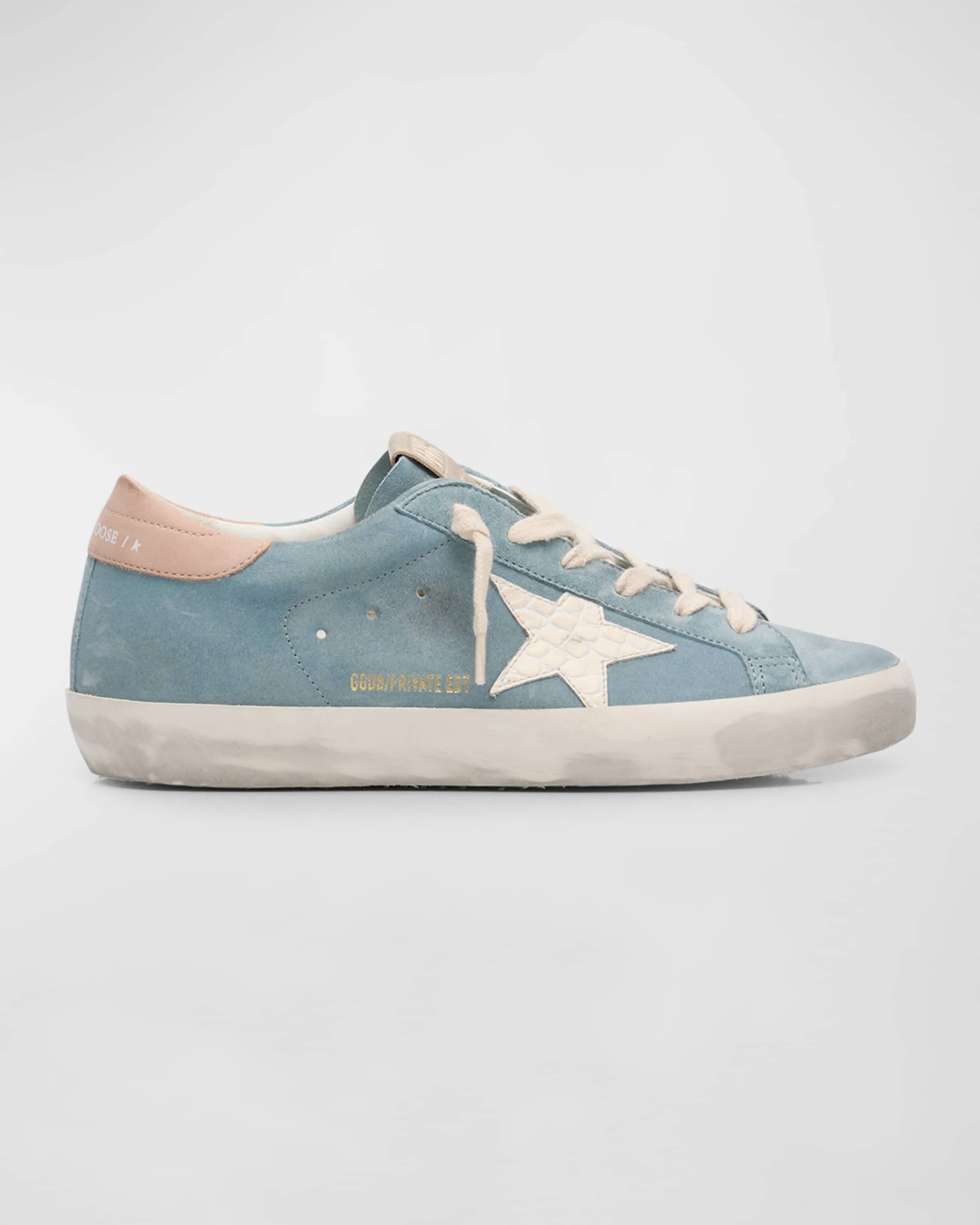 Superstar Mixed Leather Low-Top Sneakers