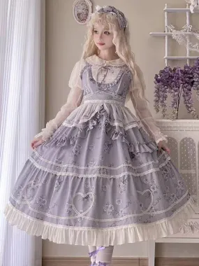 Sweet Lolita Dress Polyester Sleeveless Jumper Lolita Dress