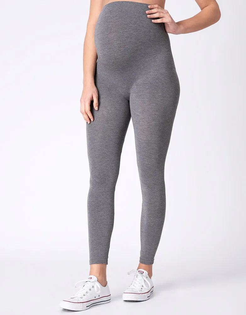 Tammy | Grey Bamboo Maternity Leggings