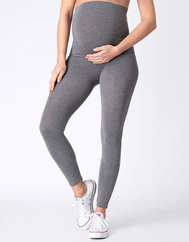 Tammy | Grey Bamboo Maternity Leggings