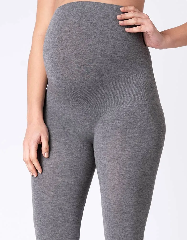 Tammy | Grey Bamboo Maternity Leggings