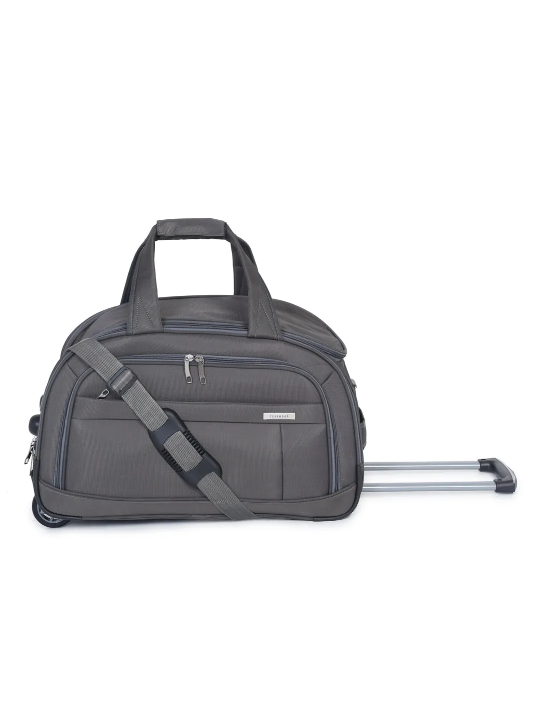 Teakwood Large Trolley Bag - Grey