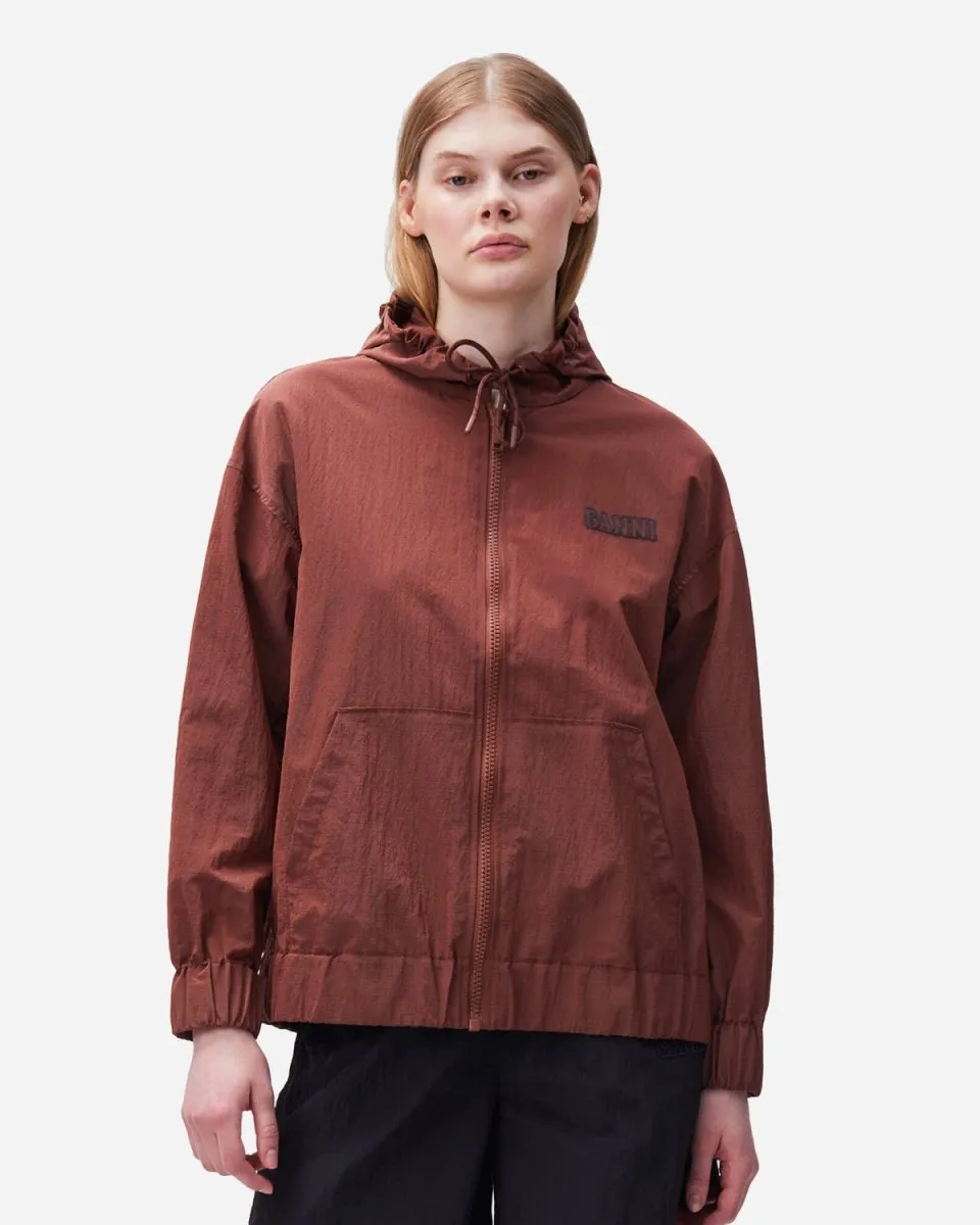 Tech Fabric Jacket - Root Beer