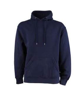 Tee Jays Mens Hooded Cotton Blend Sweatshirt (Navy Blue) - UTBC3824