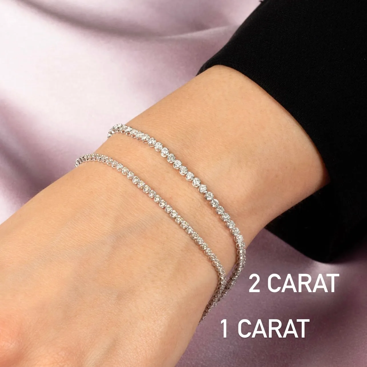 Tennis Bracelet | 2 Carat Diamond | 14K Gold