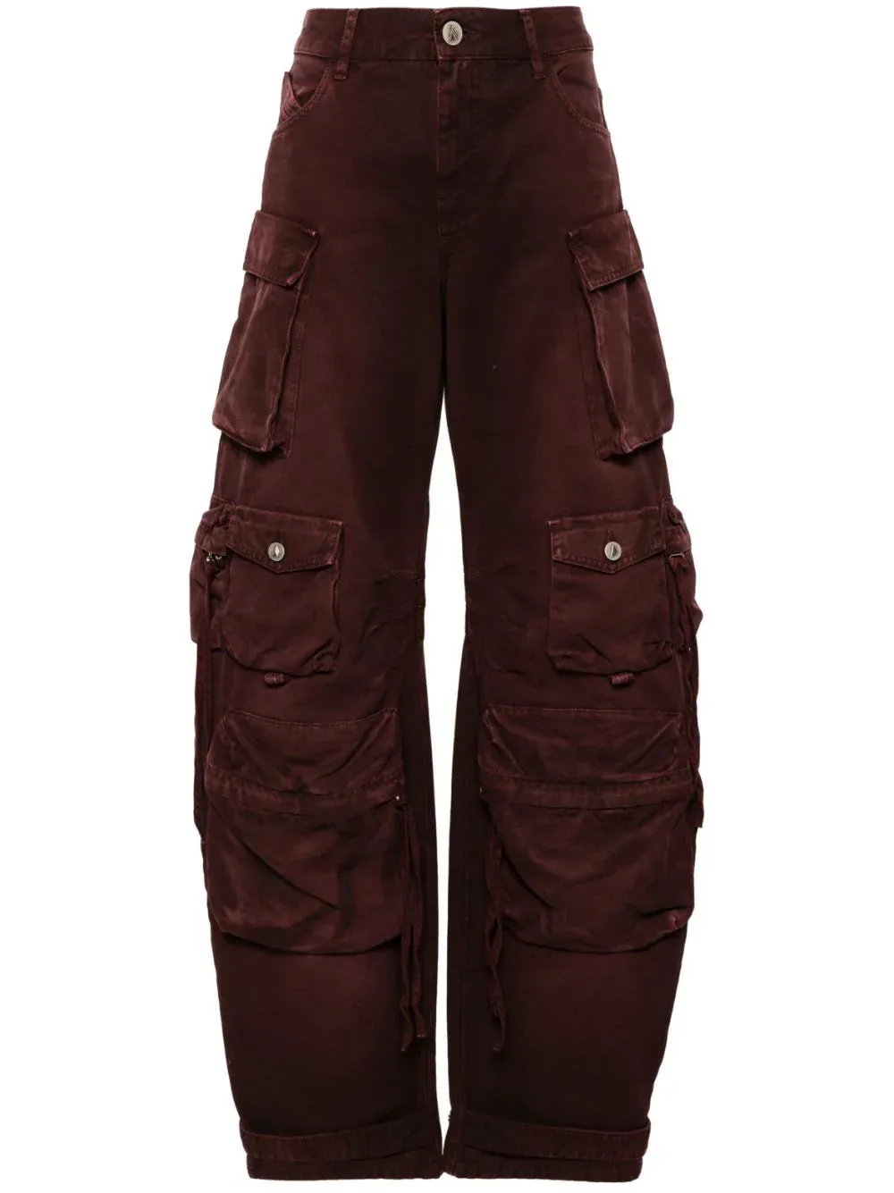 THE ATTICO - Wide Leg Cargo Jeans in Purple