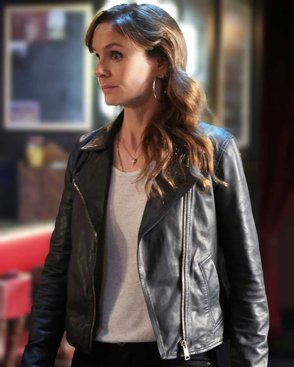 The Company You Keep 2023 Sarah Wayne Callies Leather Jacket