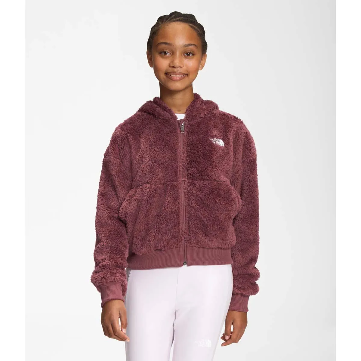 The North Face Girls Suave Oso Full Zip Hooded Jacket