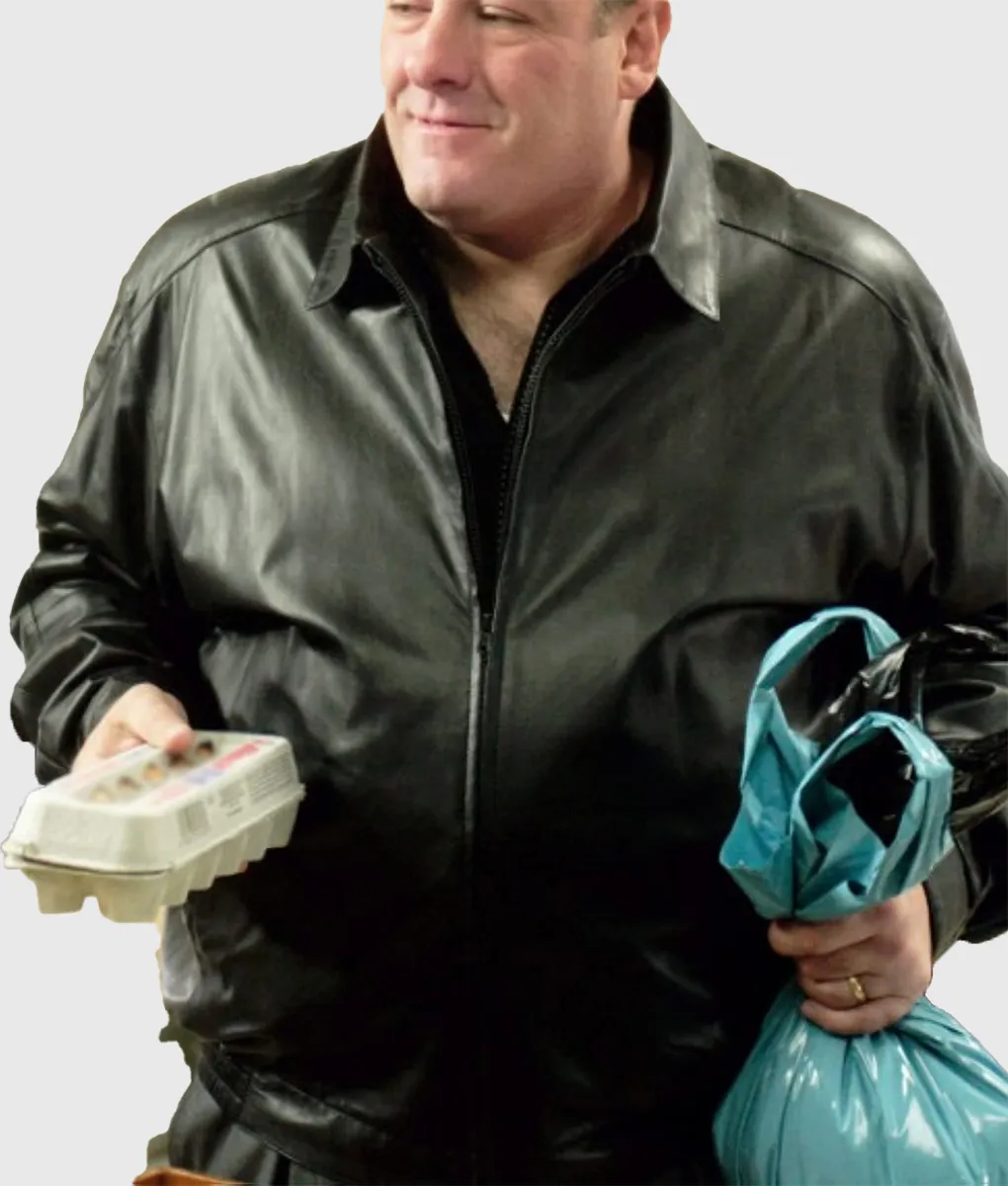 The Sopranos Tony Sopranos (James Gandolfini) Leather Jacket | TLC