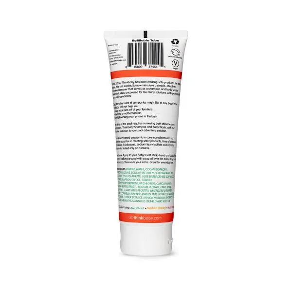 THINKBABY - Shampoo & Body Wash, Chlorine Remover (8oz)