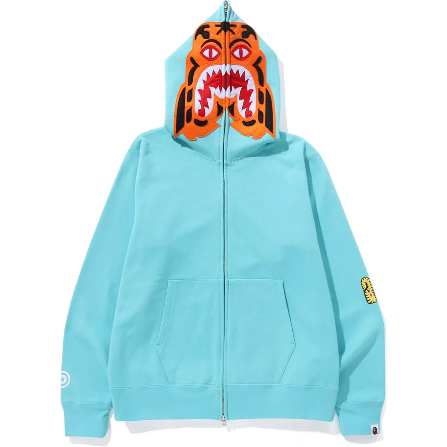 TIGER FULL ZIP HOODIE MENS