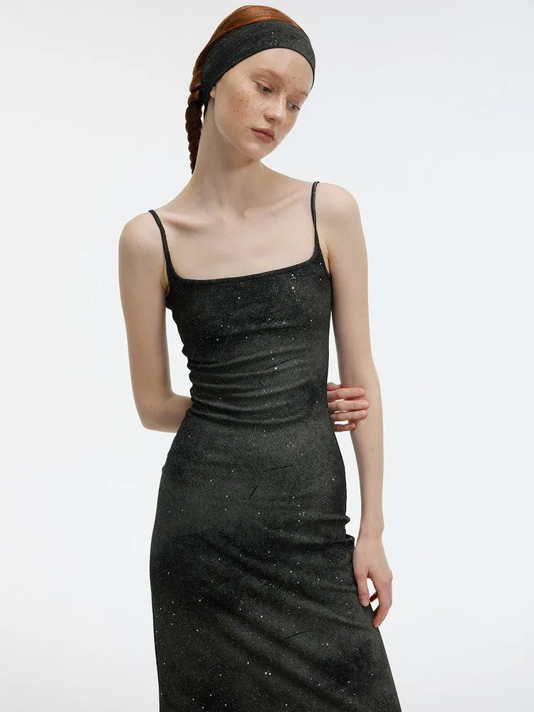 Tight Camisole Long Long-Sleeve Chic Cardigan&Dress