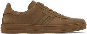 TOM FORD Khaki Suede Radcliffe Sneakers