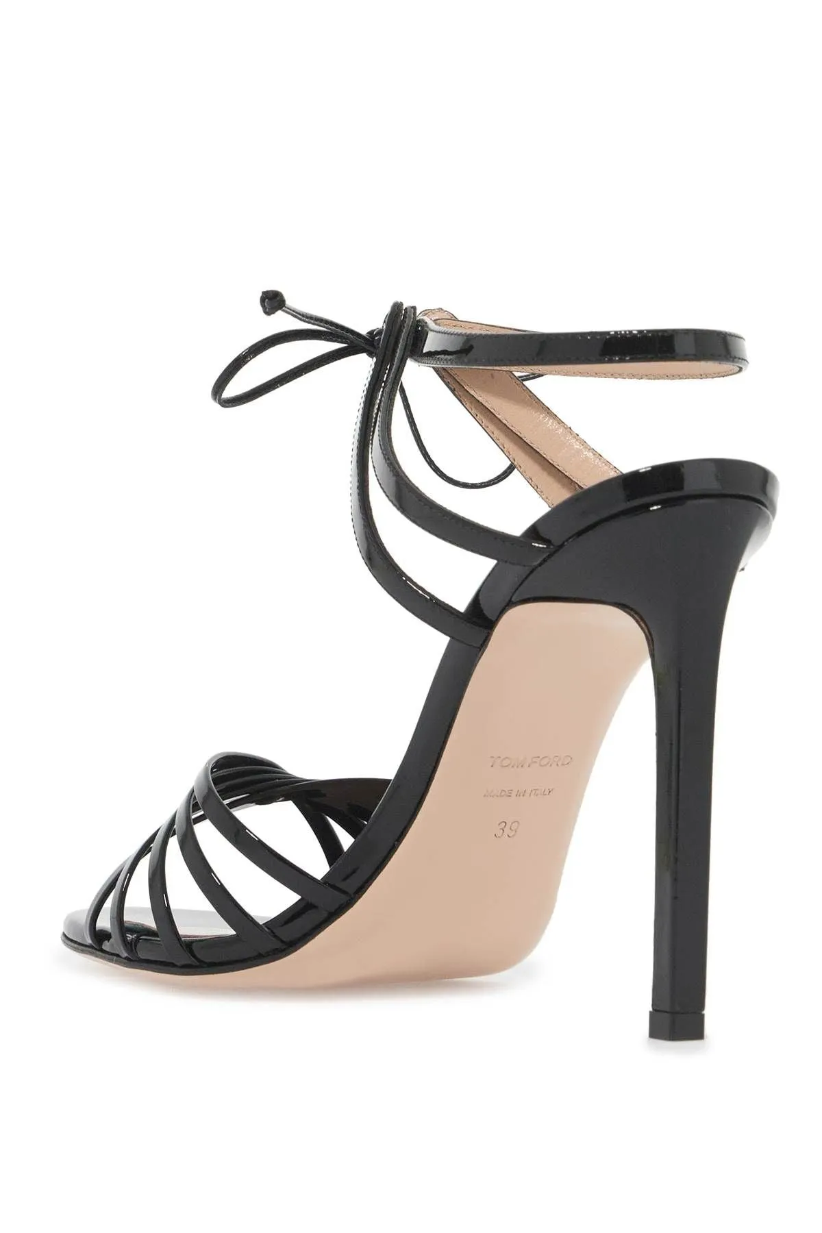 Tom Ford    Tom Ford Glossy Sandals With Criss Cross