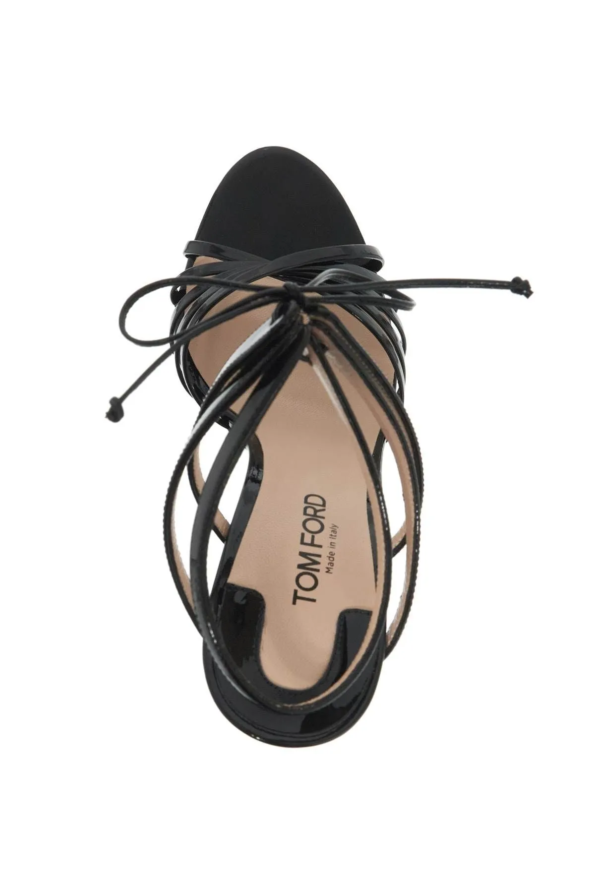 Tom Ford    Tom Ford Glossy Sandals With Criss Cross