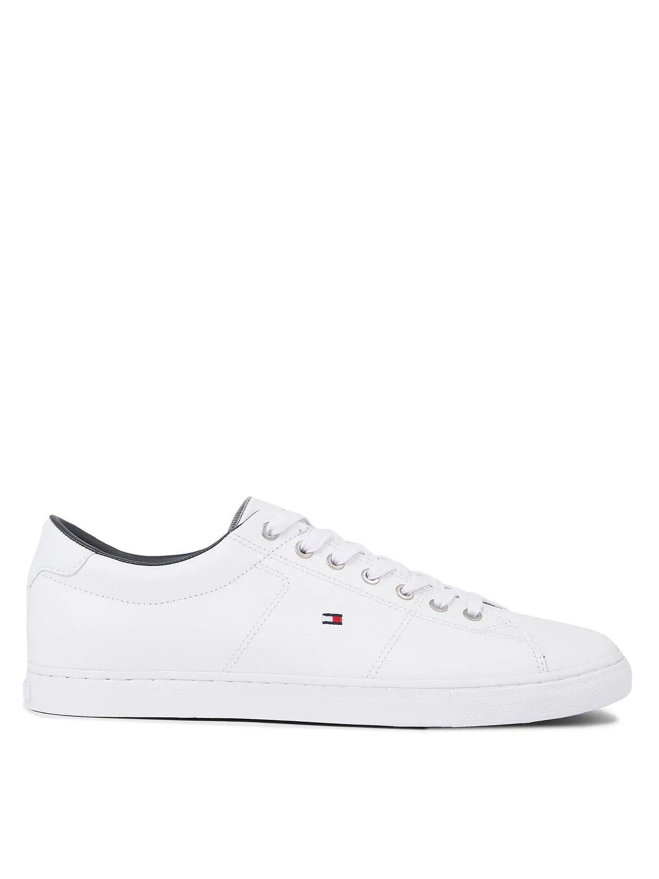 Tommy Hilfiger Essential Leather Trainers - White