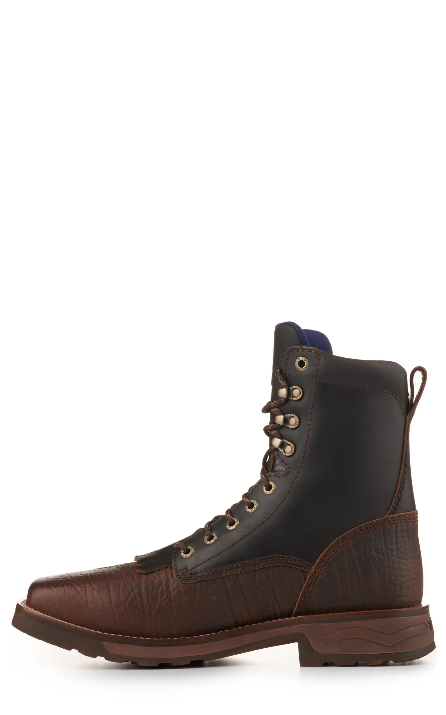 Tony Lama Men's High Range Dark Brown Waterproof Wide Square Composite Toe Work Boot