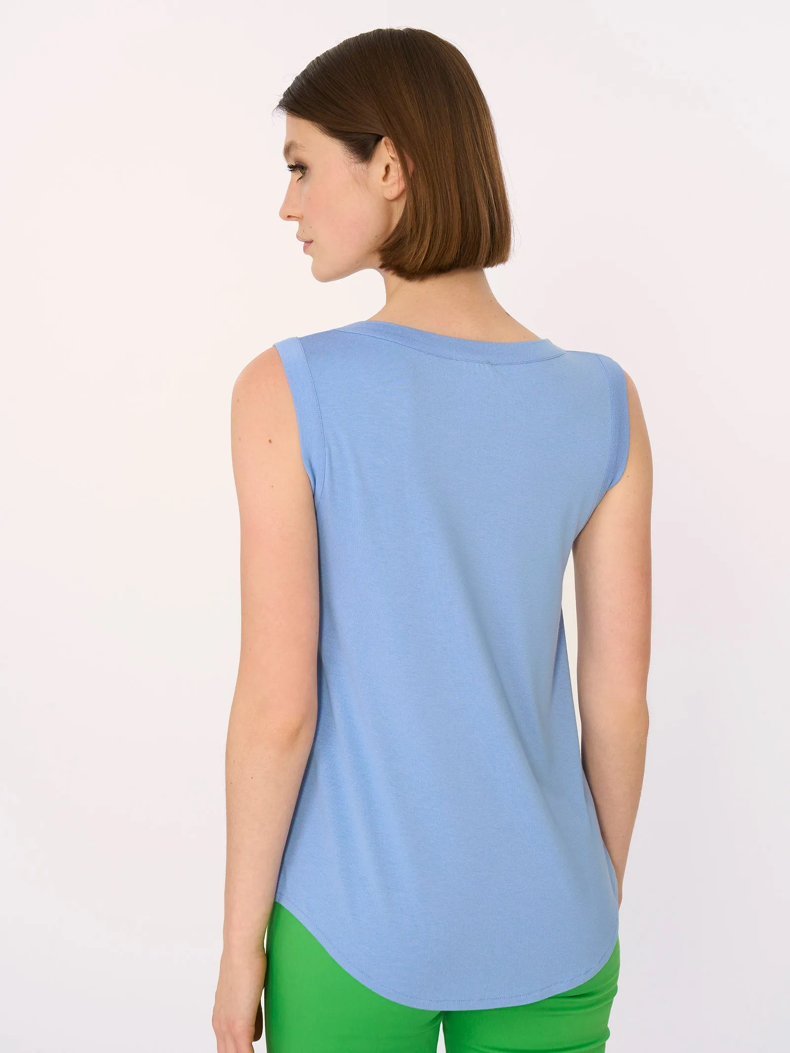 Top in Viscosa Summer - Quiet Green
