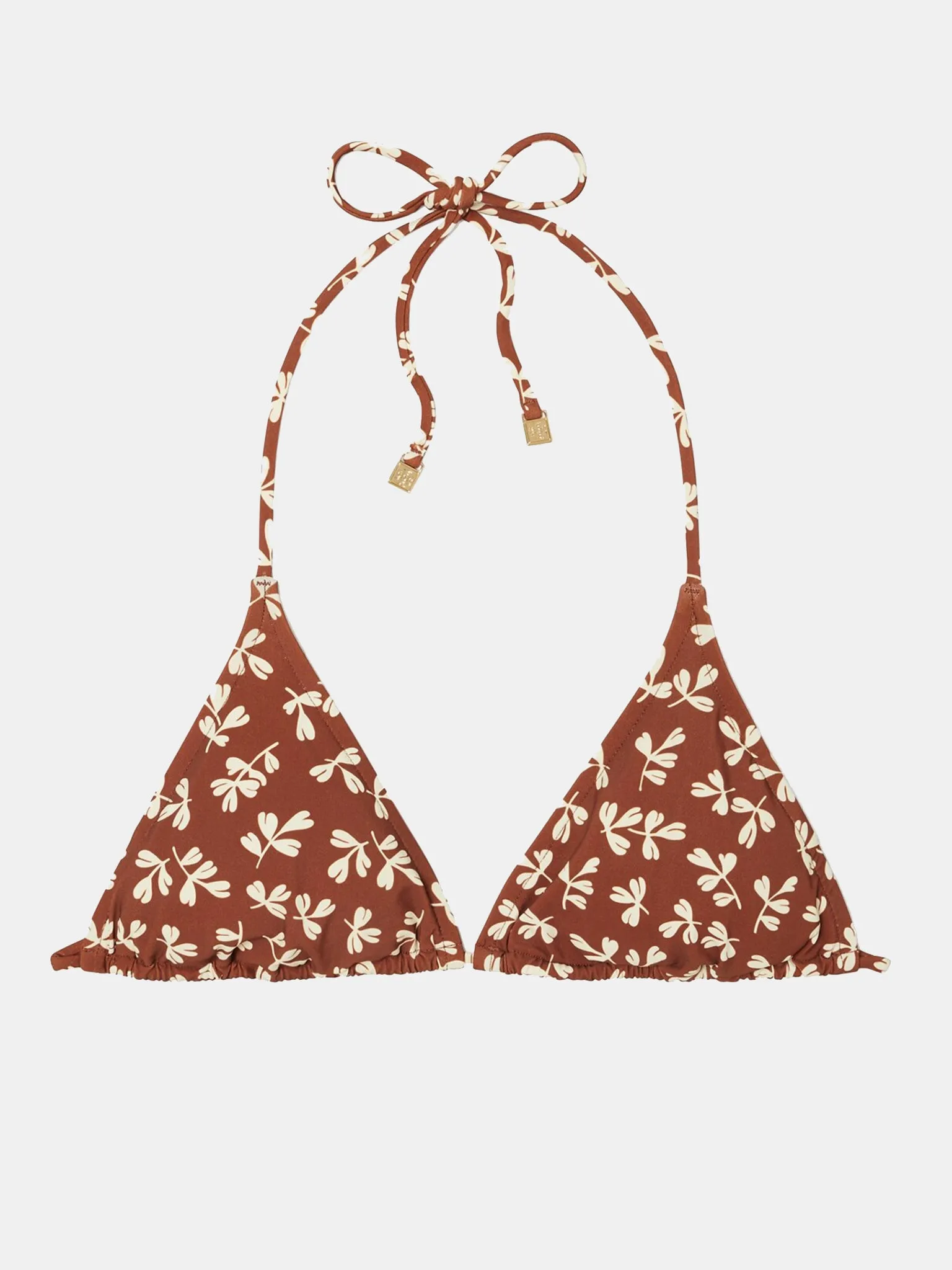     TORY BURCH  Printed Triangle Bikini Top    